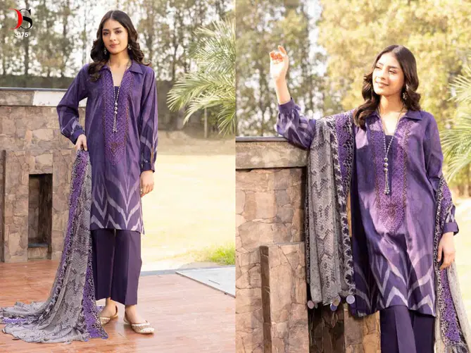 Charizma By Deepsy Embroidered Cotton Pakistani Suits Catalog